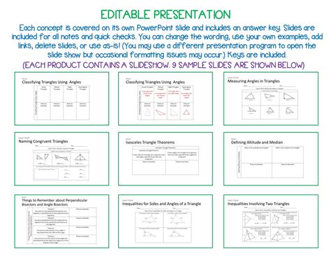 Geometry Guided Notes Presentation And Inb Bundle Made By Teachers