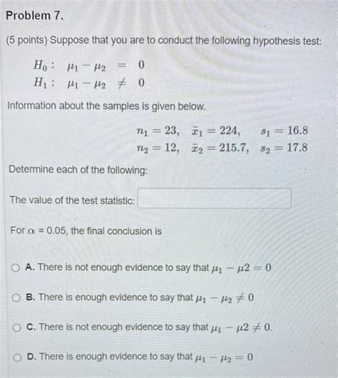 Solved 5 Points Suppose That You Are To Conduct The