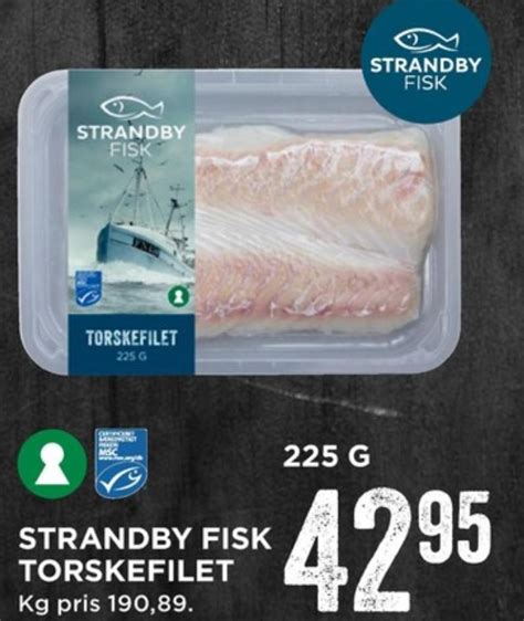 Strandby Fisk Torskefilet Meny Februar Alle Tilbudsavis