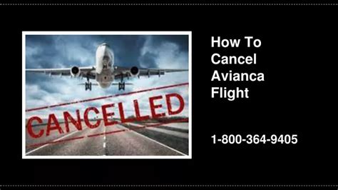 PPT How To Cancel Avianca Flight PowerPoint Presentation Free