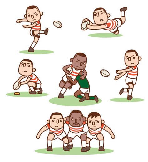 60 Rugby Scrum Stock Illustrations Royalty Free Vector Graphics