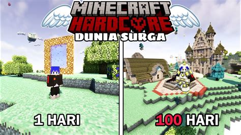 Hari Di Minecraft Hardcore Dunia Surga Youtube