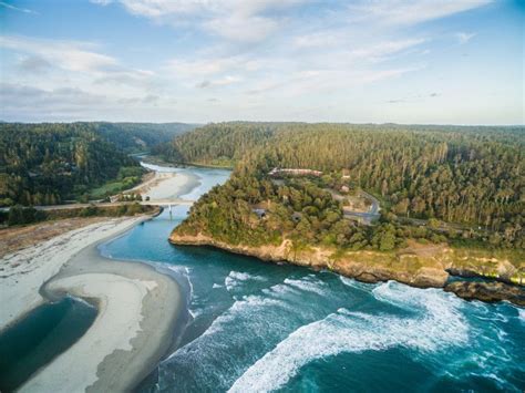 Mendocino's Big River Beach at Fort Bragg draws weekenders and tourists. (Photo… | Fort bragg ...