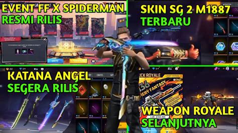 BOCORAN FF EVENT SELANJUTNYA SG 2 M1887 TERBARU EVENT FF X SPIDER