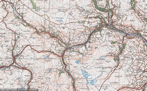 Historic Ordnance Survey Map of Todmorden, 1925