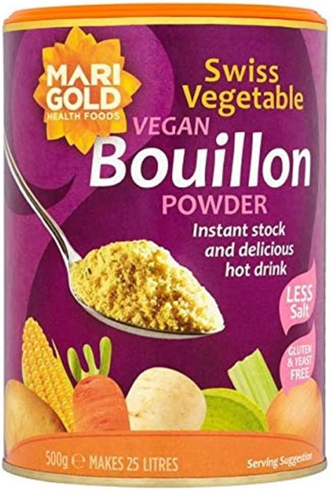 Marigold Organic Swiss Vegetable Vegan Bouillon Powder 500g Grocery And Gourmet