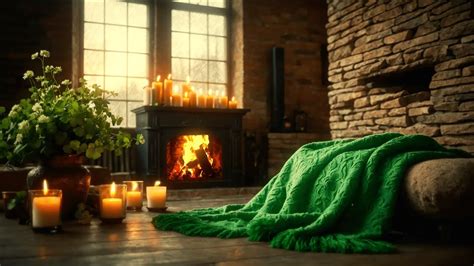 St Patricks Day 2024☘️relaxing Irish Ambience🍺 Crackling Fireplace Sounds And Calming Music Youtube