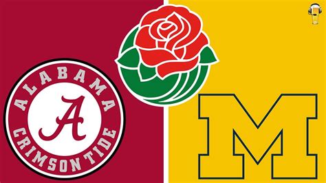 Alabama Crimson Tide Vs Michigan Wolverines Prediction Rose Bowl