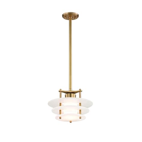 Hudson Valley Gatsby Led 12 Inch Aged Brass Pendant Overstock