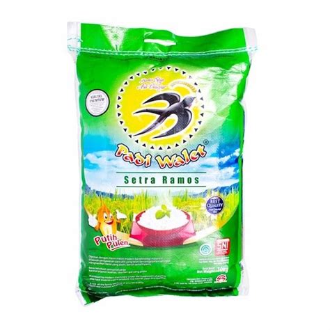 Jual Beras Sentra Ramos Cap Walet Kemasan Premium Varian 5 Kg