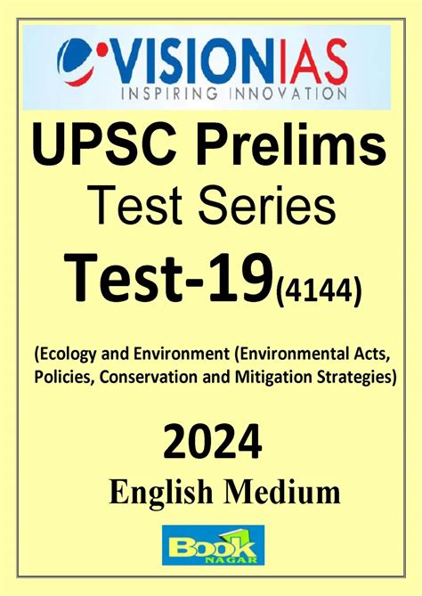 Vision Ias Prelims Test Series Test Booknagar