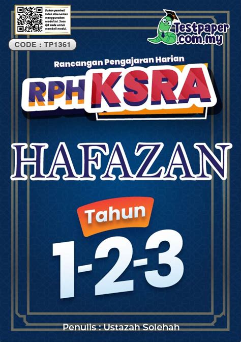 Rph Ksra Hafazan Tahun 1 2 3 Cikguinfo