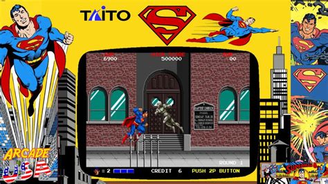 Superman Arcade Taito Youtube