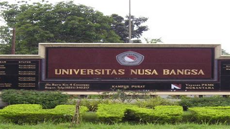 Pendaftaran S Universitas Nusa Bangsa Unb Tahun Ajaran