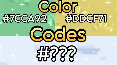 Every Pony Town Color Code Pony Town Youtube