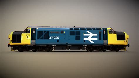 British Rail Class 37 Download Free 3d Model By Timblewee [4645c3b] Sketchfab