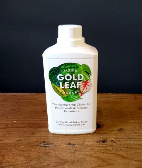 Liquid Gold Leaf plant food 250ml bottle - small and green