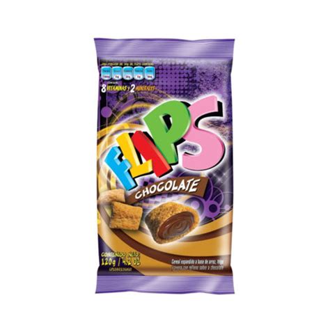 Cereal De Chocolate Bolsa 120 Gr Flips Gran Feria PZO