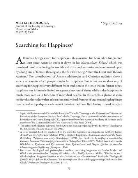 A Searching For Happiness Sigrid Müller