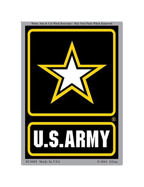 U.S. Army Star Sticker - Military Decal