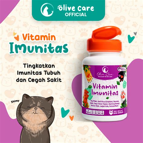 Jual Olive Care Vitamin Kucing Imunitas Untuk Daya Tahan Tubuh Anti