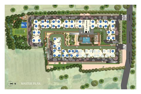 Master Plan Purva Celestial Club House Model Flat