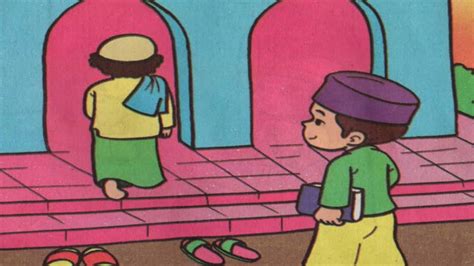 Detail Gambar Kartun Anak Muslim Pergi Ke Masjid Koleksi Nomer 36