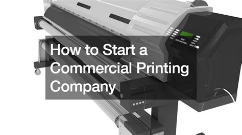 how to open a printing company
