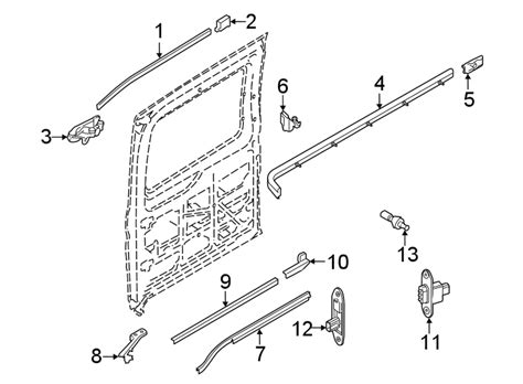 Ford E Transit Door Jamb Switch Sliding Sliding Sliding 5f2z14018f