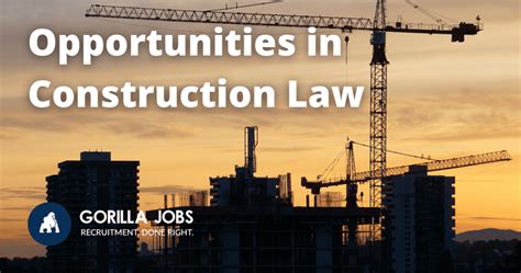 Opportunities In Construction Law For Lawyers In Australia
