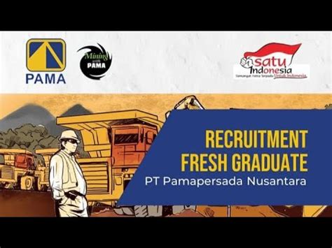 Lowongan Kerja Pt Pama Persada Tahun Fresh Graduate Program