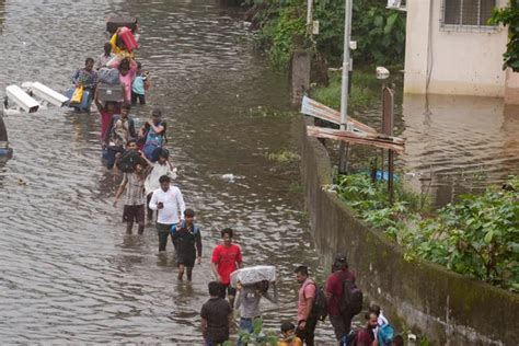 Mumbai Lashed By Half Of Londons Annual Rainfall In Just Six Hours As