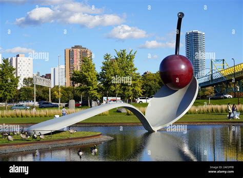 The Spoonbridge And Cherry At The Minneapolis Sculpture Garden It Is