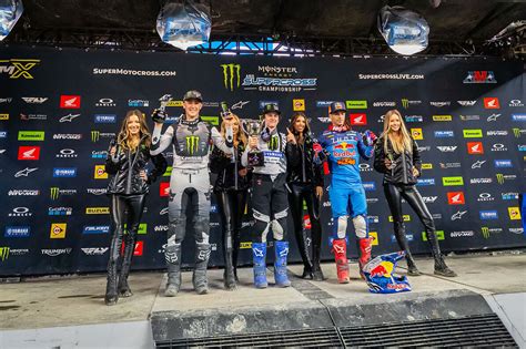 Chase Sexton And Tom Vialle Earn Foxborough Supercross Podium Results