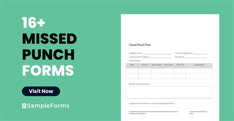 Free 16 Missed Punch Forms Download How To Create Guide Tips