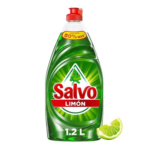 Lavatrastes líquido Salvo Limón 1 2 l Walmart