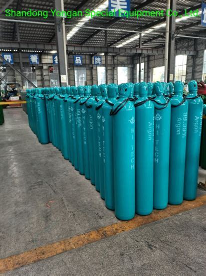 47l 200bar 58mm Iso Tped High Pressure Vessel Seamless Steel Oxygen Gas Cylinder