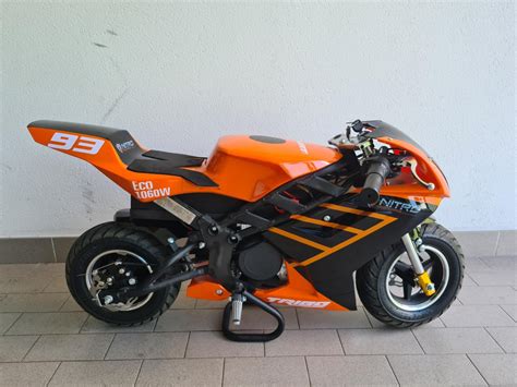 Minimoto Elettrica Nitro Eco Tribo 1060w Moto Shop New Racing