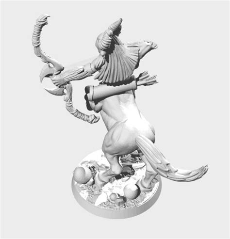 Ypponia Female Centaur Archer 32mm 28mm Miniatures For Etsy