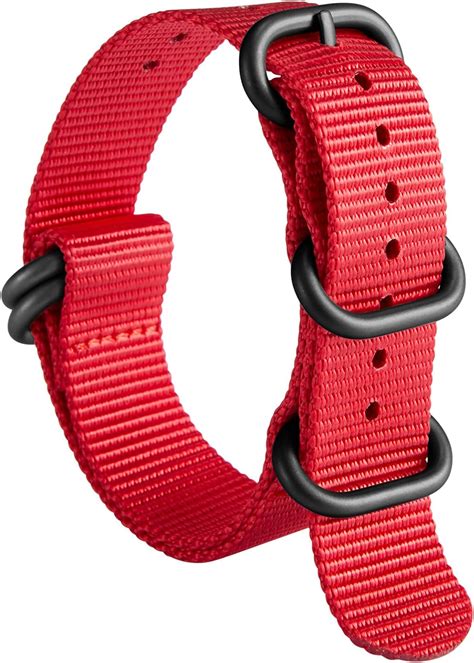 BINLUN Nylon Watch Strap Thick Premium Ballistic Multicolor Bands For