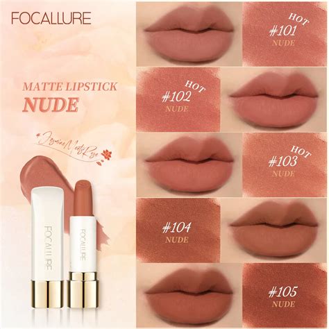 Focallure Pure Matte Lipstick FA203 101 Raena Beauty Platform