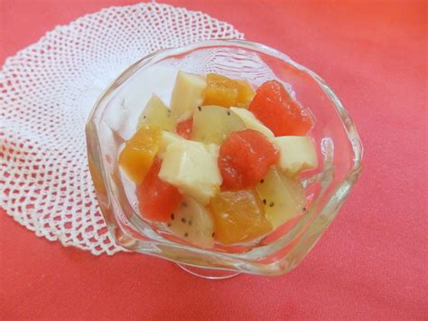Coctel De Gelatina De Fruites I De Orxata