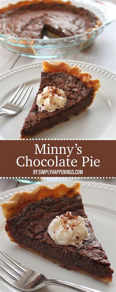 Minnys Chocolate Pie Recipe From The Help