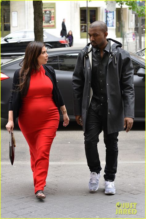 Pregnant Kim Kardashian And Kanye West Reunited In Paris Photo 2861321 Kanye West Kim