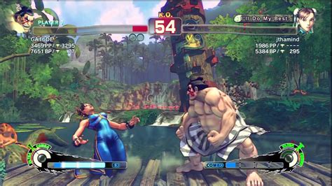 SSFIV AE GA16DE E Honda Vs Jthamind Chun Li YouTube