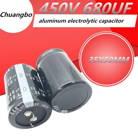 Pcs Pcs V Uf Higt Quality Aluminum Electrolytic Capacitor Uf