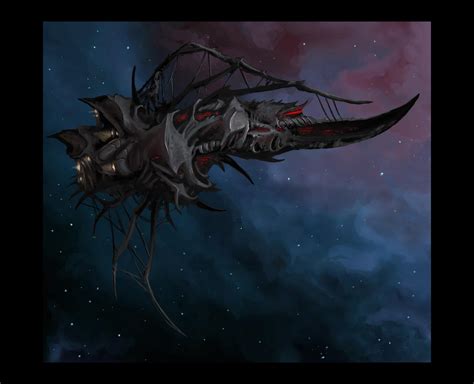 Drow Space Ship by kalliikak on DeviantArt