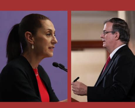 Voy ganando para qué renuncia Marcelo Ebrard a Claudia Sheinbaum