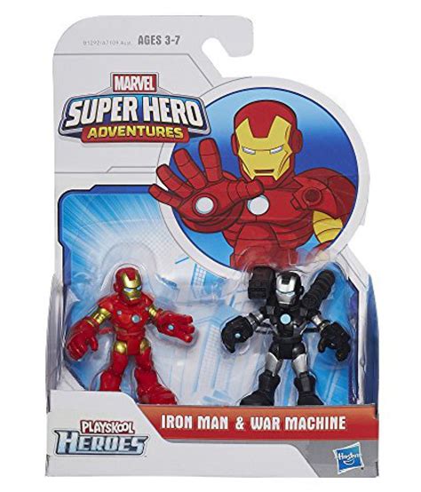 Playskool Heroes Marvel Super Hero Adventures Iron Man and War Machine Figures - Buy Playskool ...