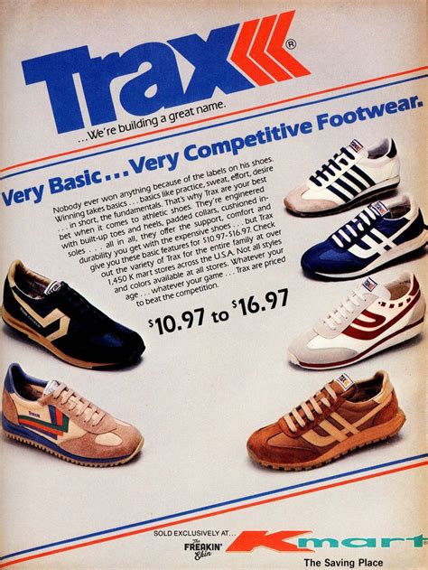 Trax By Kmart 1979 Vintage Sneaker Ad The Freakin Ekin Vintage